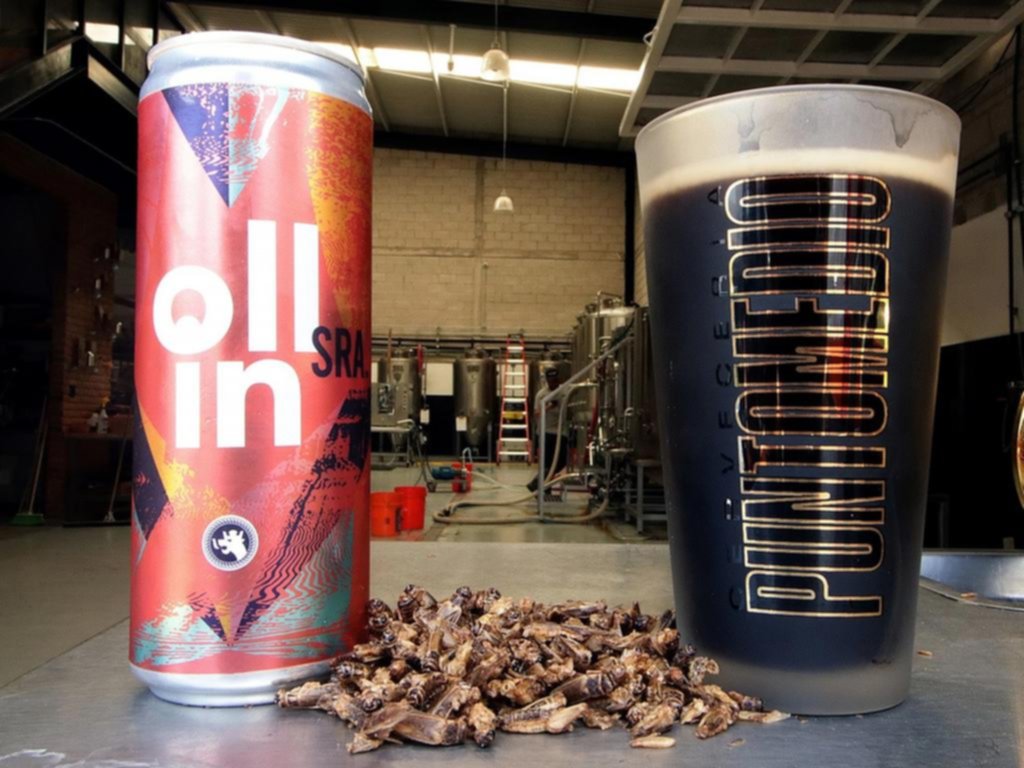 En México lanzaron La Grilla, una cerveza a base de insectos
