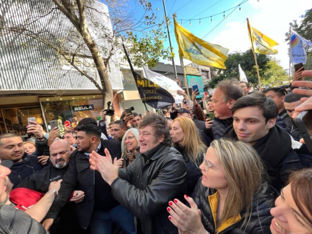 Milei en La Plata: “La casta está aterrorizada”