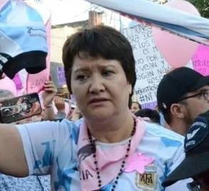 La mamá de Cecilia encabezó una nueva marcha