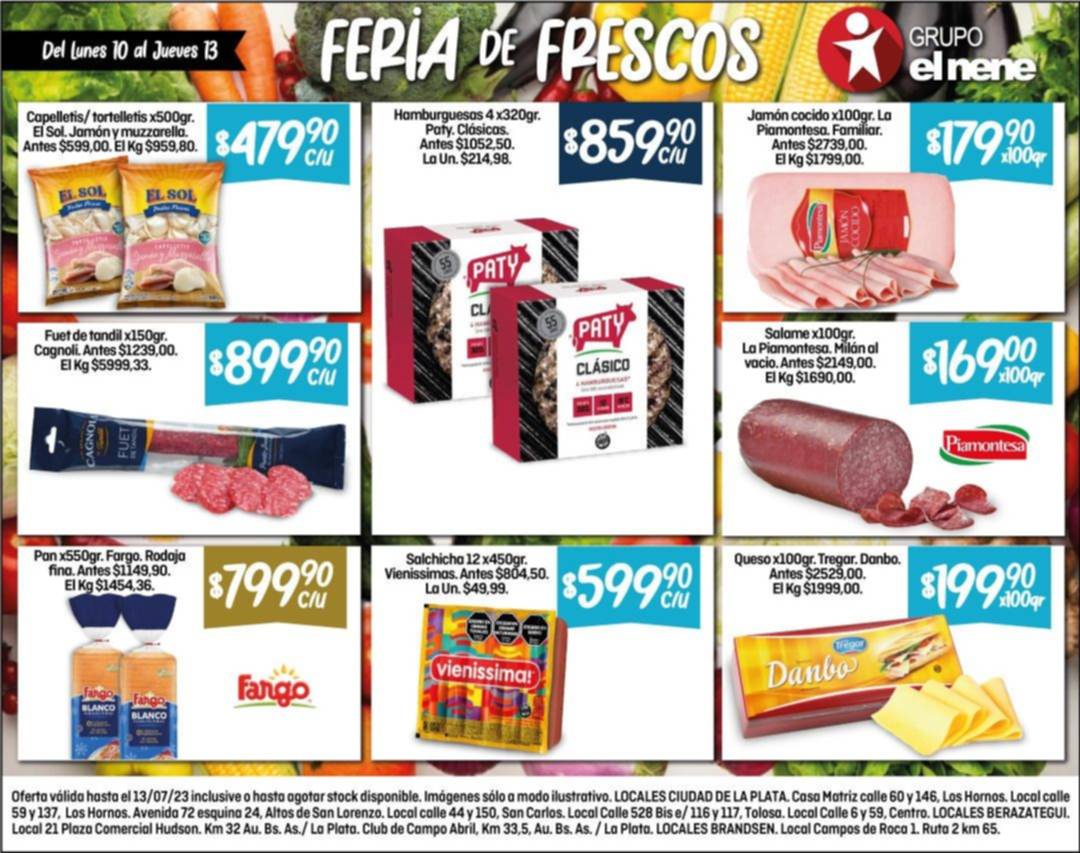 No te pierdas la Feria de Frescos en El Nene para esta semana