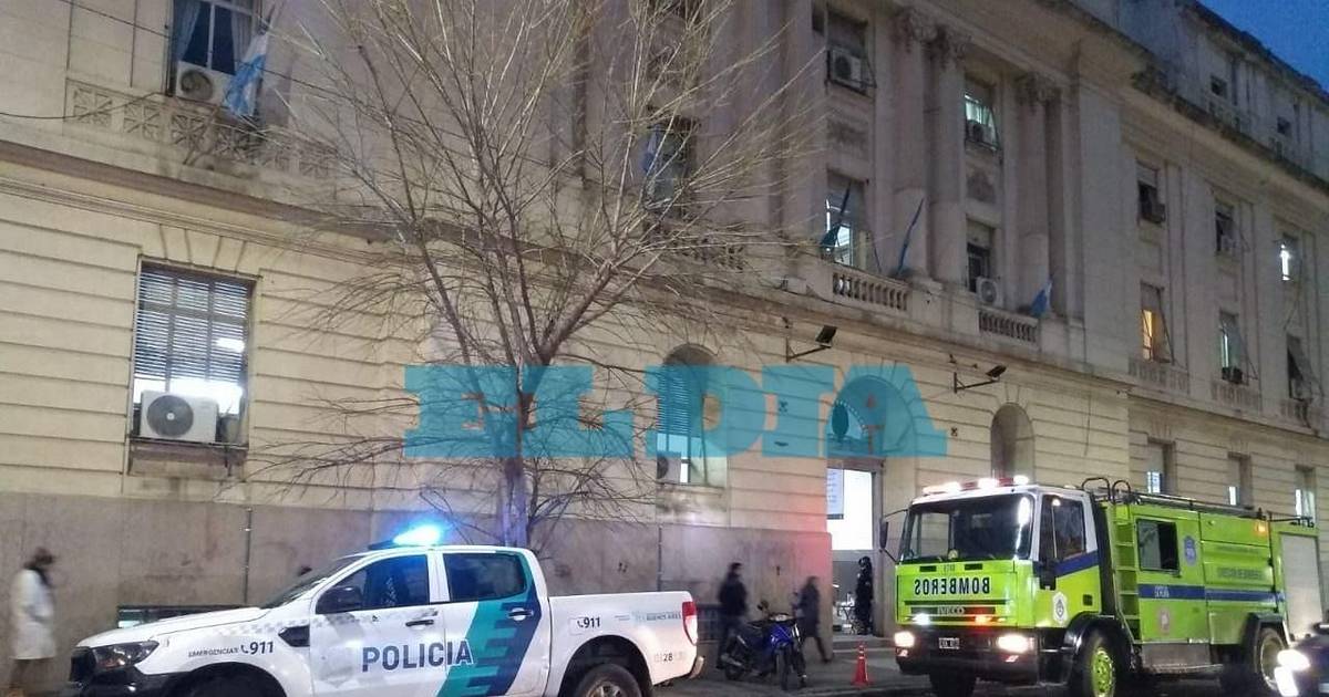 Tensión en el centro de La Plata por un principio de incendio en el ...