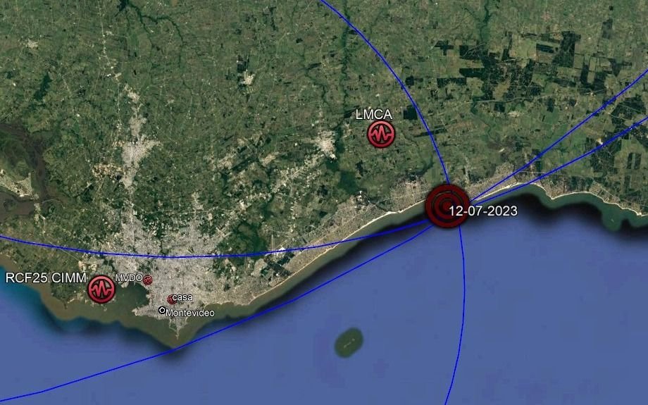 Terremoto en Uruguay: se sintió hasta en Montevideo el temblor en la costa sur del Río de la Plata
