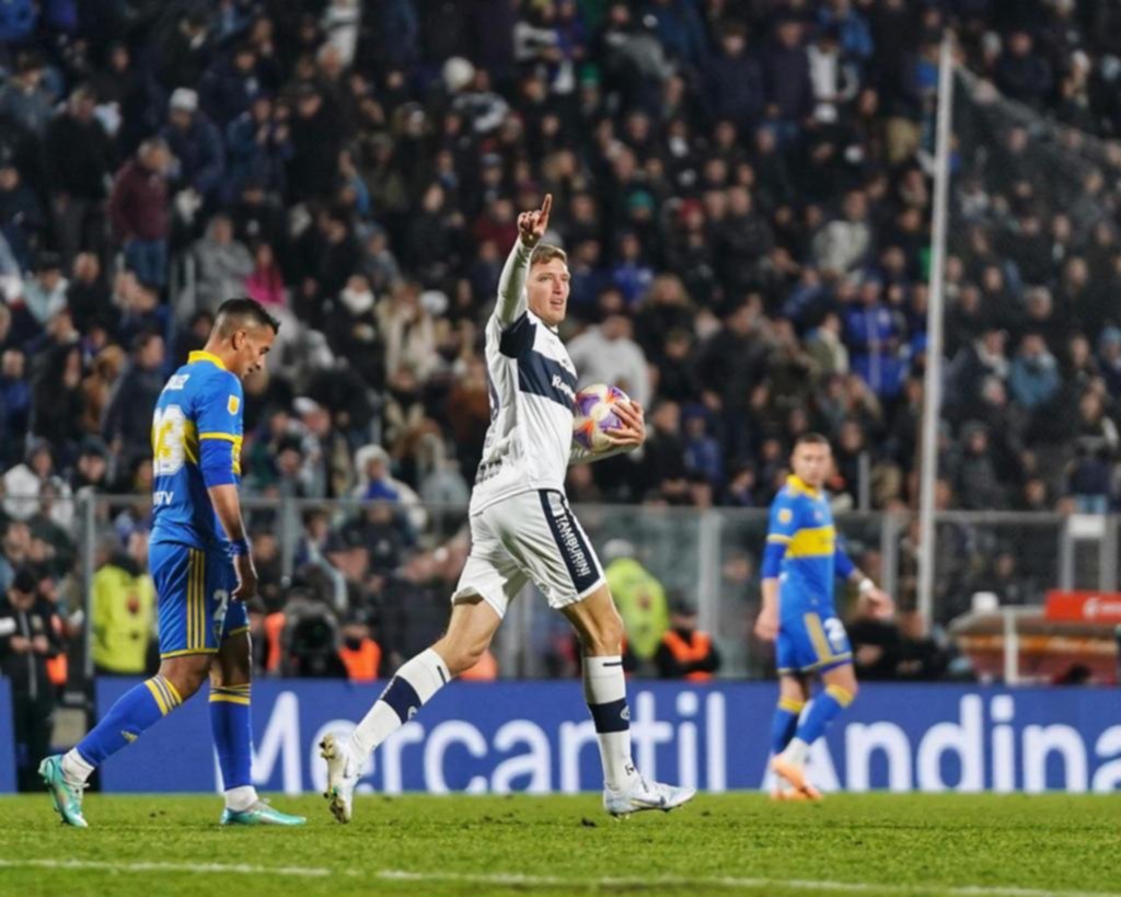 Rodrigo Castillo tuvo su bautismo de gol con la camiseta de Gimnasia