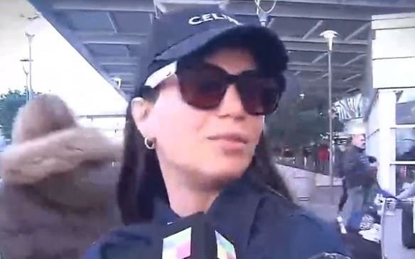 Zaira Nara llegó al país y habló de la salud de Wanda: "A la distancia se hace todo más difícil"