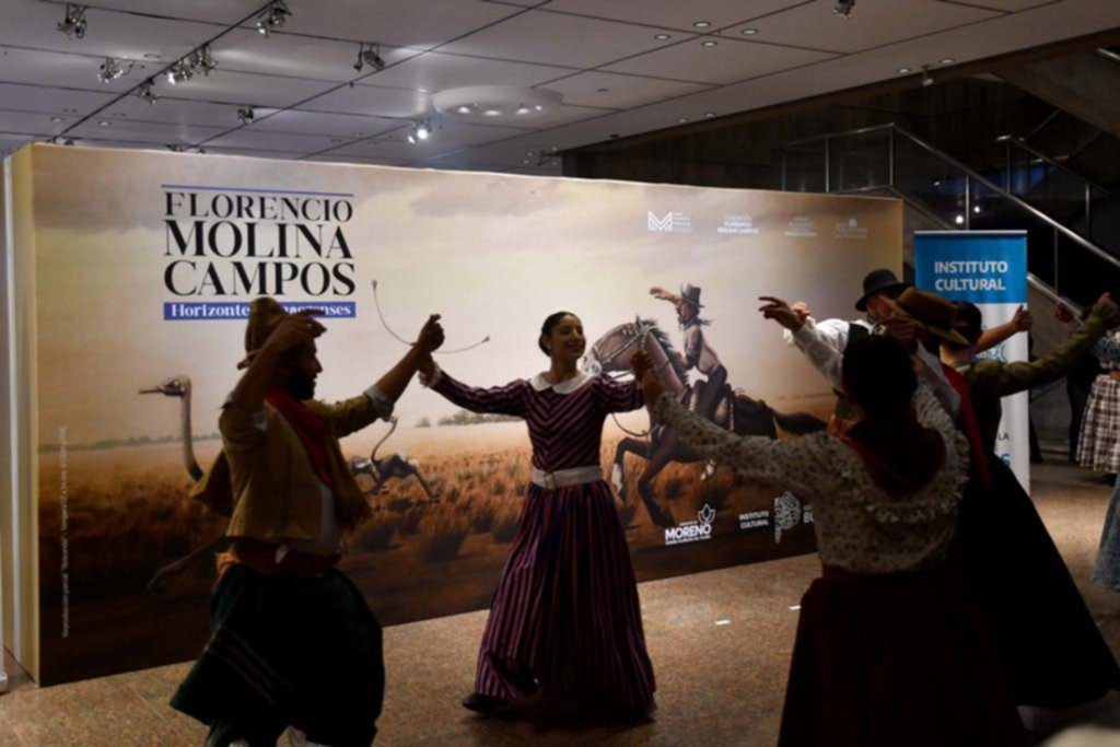 El gaucho en La Plata: una muestra de Molina Campos