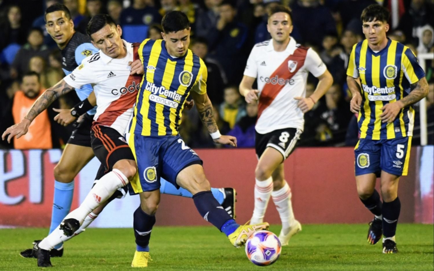 River empató 3 a 3 ante Rosario Central en un vibrante encuentro