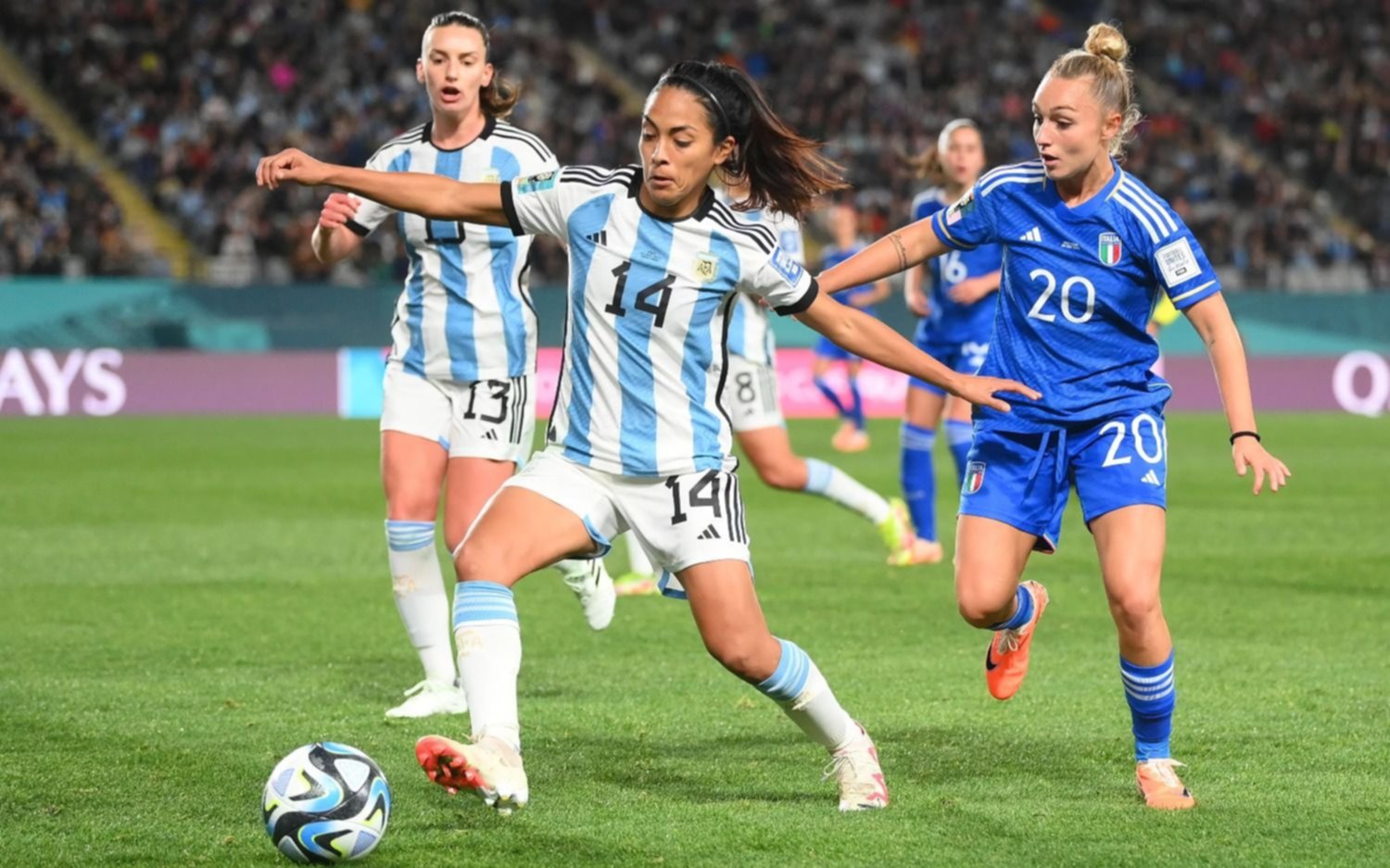 Argentina cayó ante Italia por 1 a 0 en el debut de la Copa del Mundo Femenina 2023
