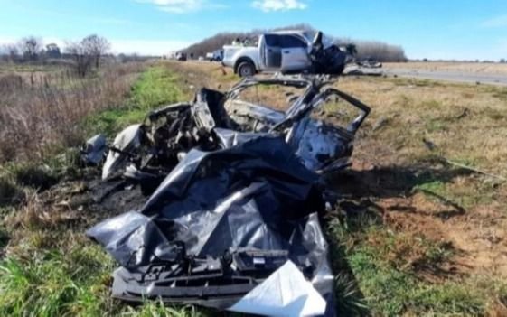 Trágico accidente en la Ruta 5 dejó tres fallecidos