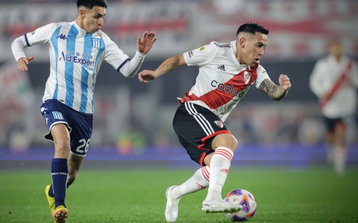 River, con contundencia, le ganó 2 a 1 a Racing en el cierre de la Liga Profesional