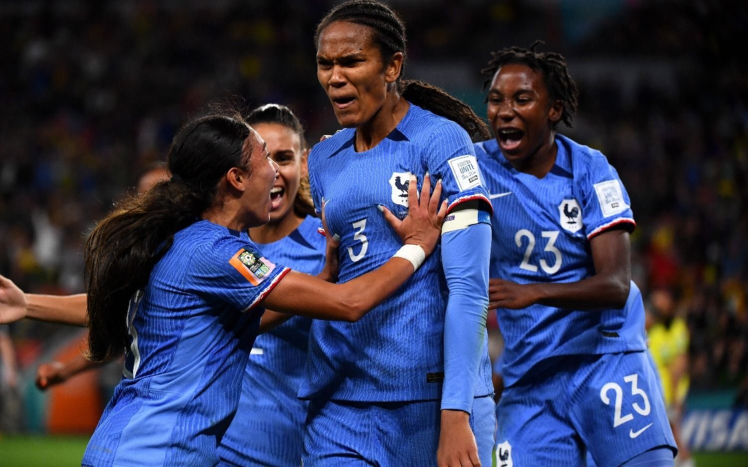 Francia sorprendió a Brasil en la Copa del Mundo Femenina 2023