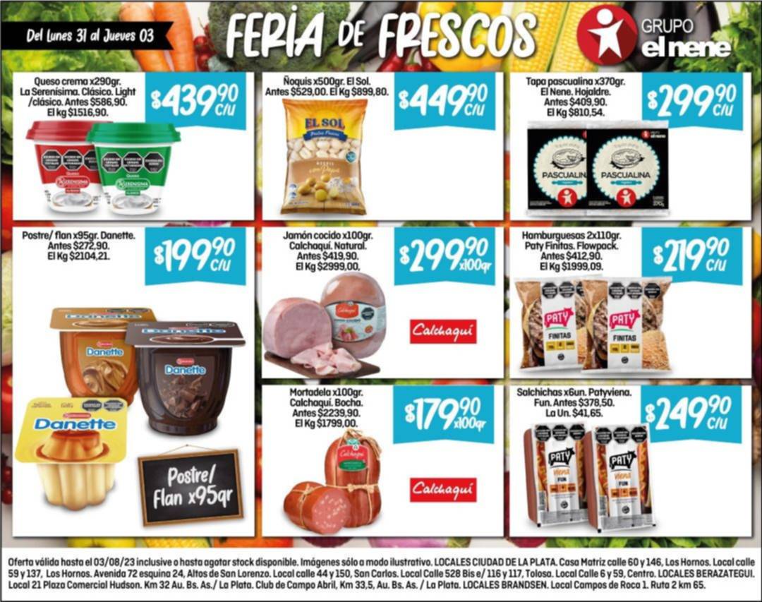 No te pierdas la Feria de Frescos en El Nene para esta semana