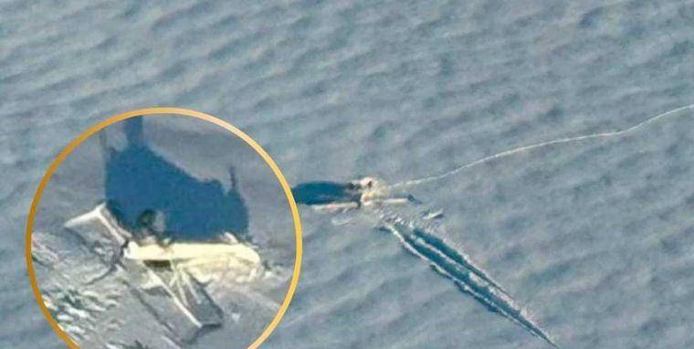 Una avioneta aterrizó de emergencia en una laguna congelada de Chubut