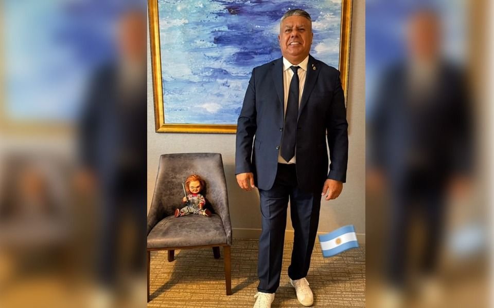 "Chucky presente": la cábala diabólica de Chiqui Tapia estuvo en Huston