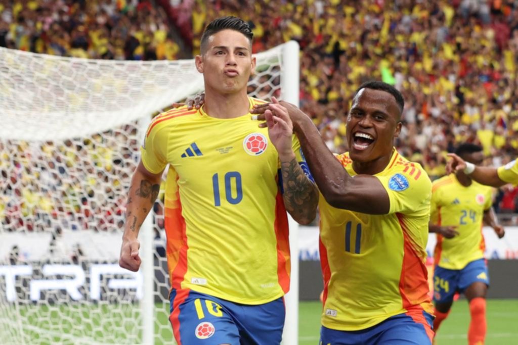 Colombia goleó 5-0 a Panamá mostrando las credenciales de un equipo aspirante al título
