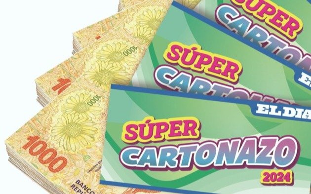 Jugá y ganá $1.000.000 con el Súper Cartonazo: los números que salieron este domingo en el diario EL DIA