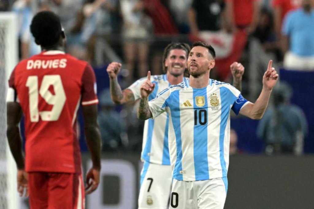 Messi estuvo mejor que ante Ecuador, con frescura y un gol