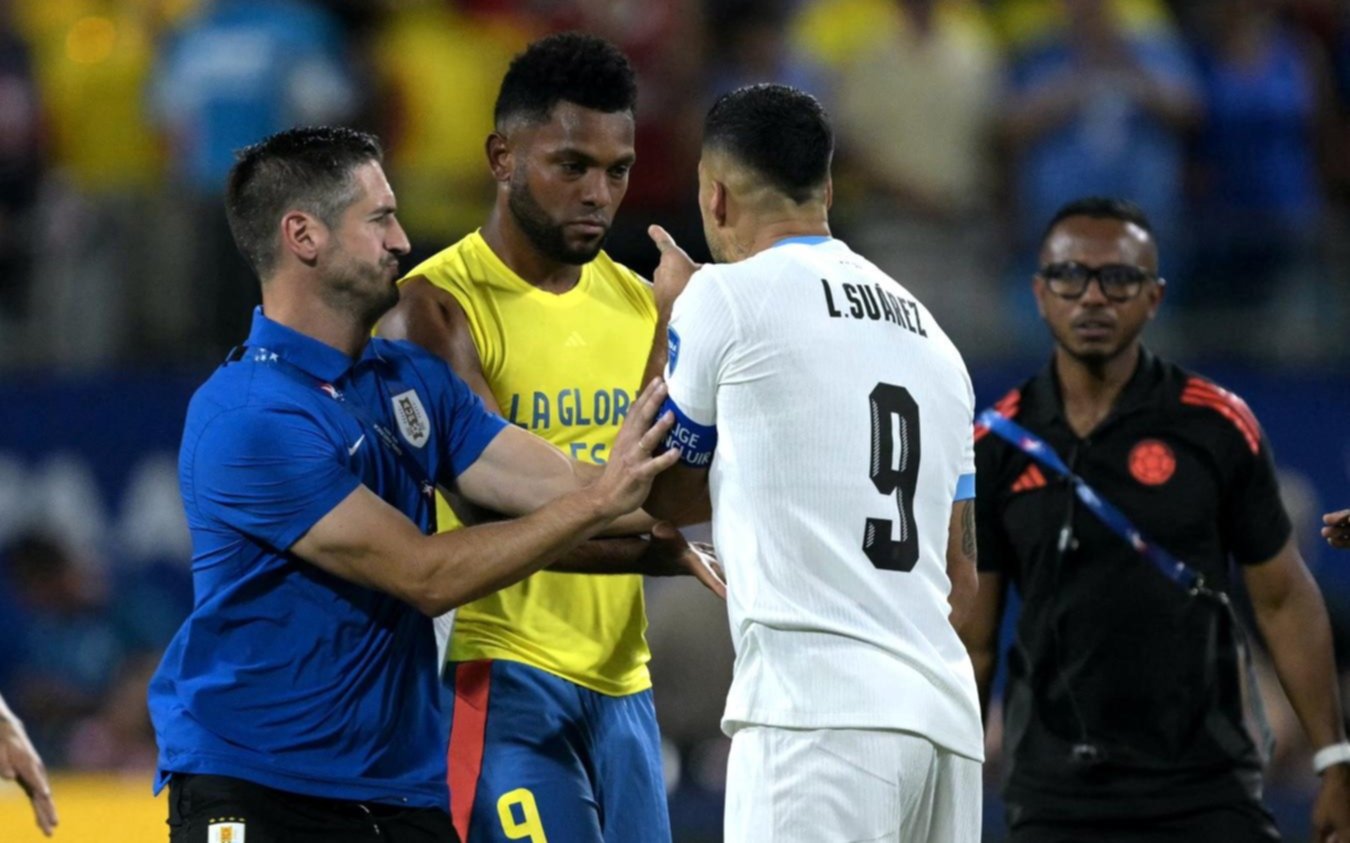 Luis Suárez responsabilizó a Miguel Borja por la batalla campal en Uruguay - Colombia: "No tiene necesidad..."
