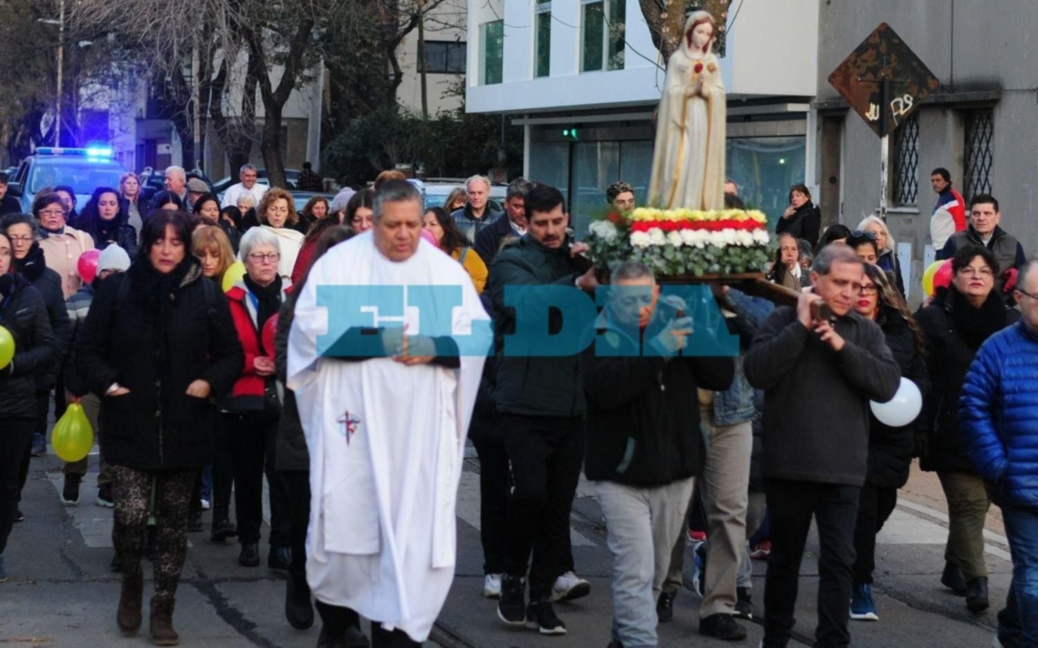 Como cada 13 de julio, los fieles veneraron a la Rosa Mística de La Plata