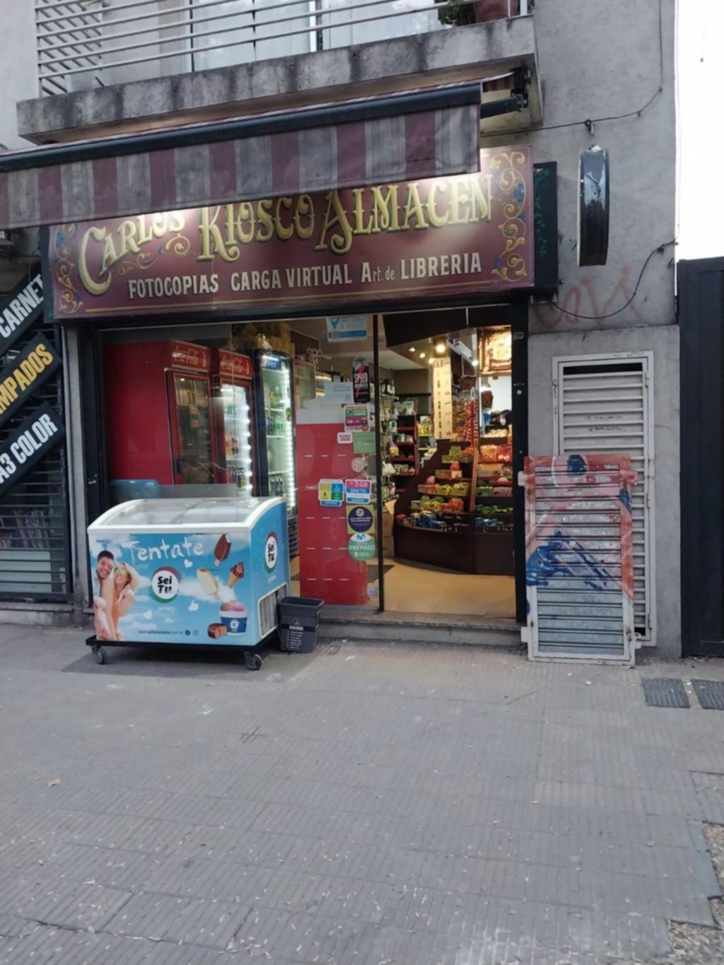 Delito sin límites: saquean un kiosco frente al cuartel de Caballería