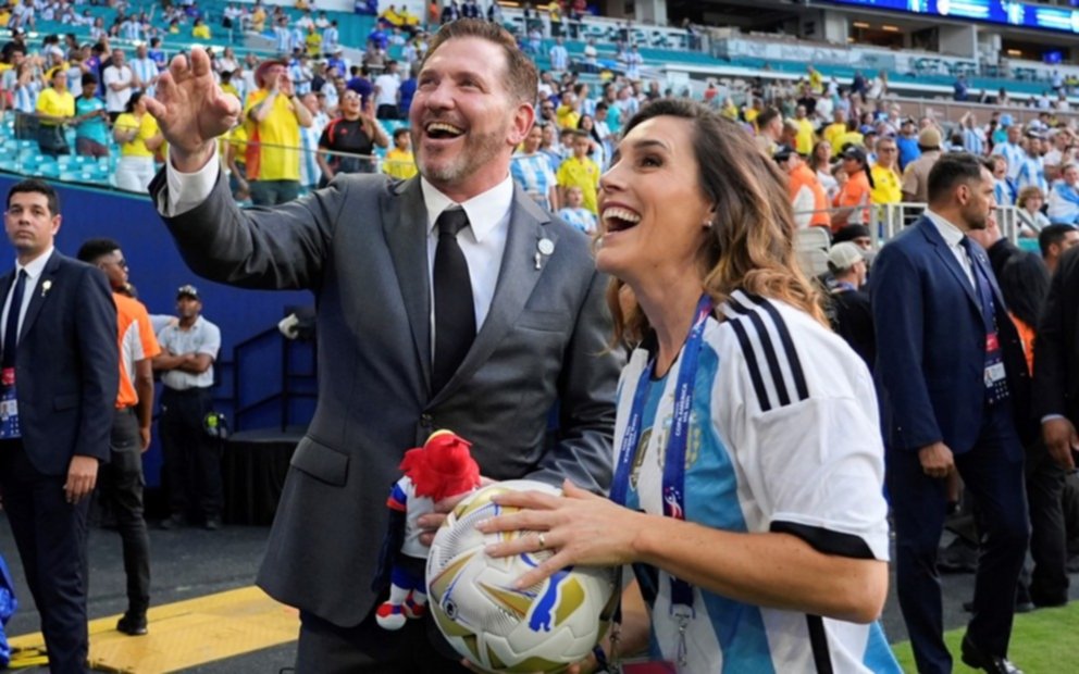 Los famosos, en Miami: del aliento por Argentina en la final de la Copa América a los reclamos por los incidentes