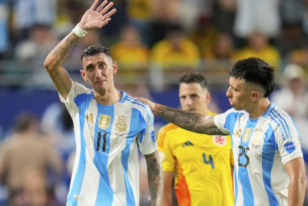 "Soñé que me retiraba así": Ángel Di María, con el celeste y blanco pintado en el cuerpo