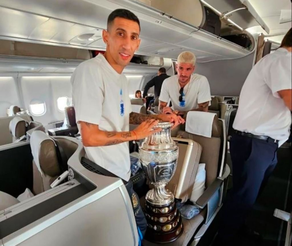 Con Di María y De Paul al frente, los campeones trajeron la Copa