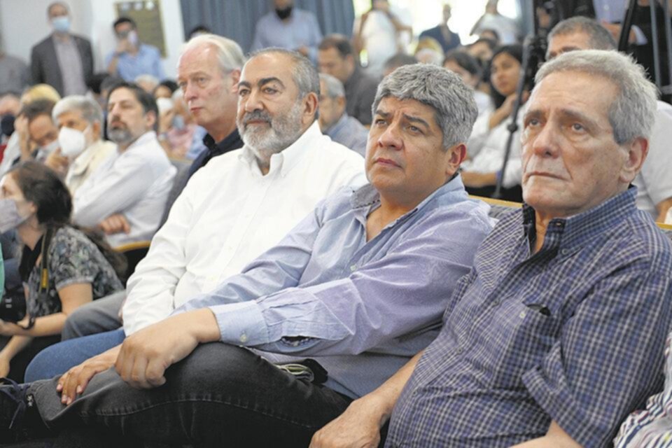 Encuentro con la CGT por el diálogo y evitar un nuevo paro general