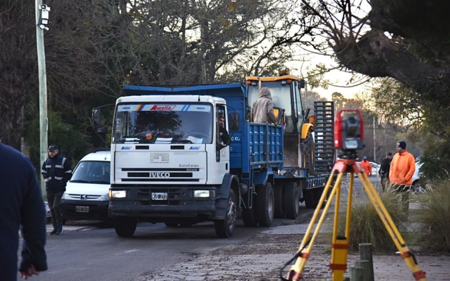 Comenzó la obra de repavimentación de la calle 16 en Gonnet