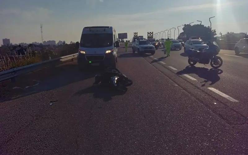 Murió un motociclista en accidente en Autopista 