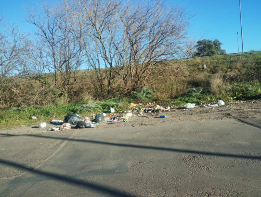 Reclamo en Etcheverry por residuos, calles y luminarias