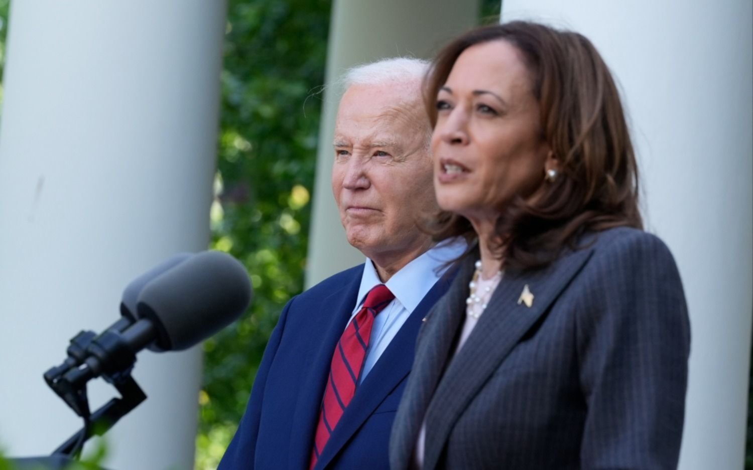 Tras bajarse, Joe Biden expresó su apoyo a Kamala Harris para que sea la candidata