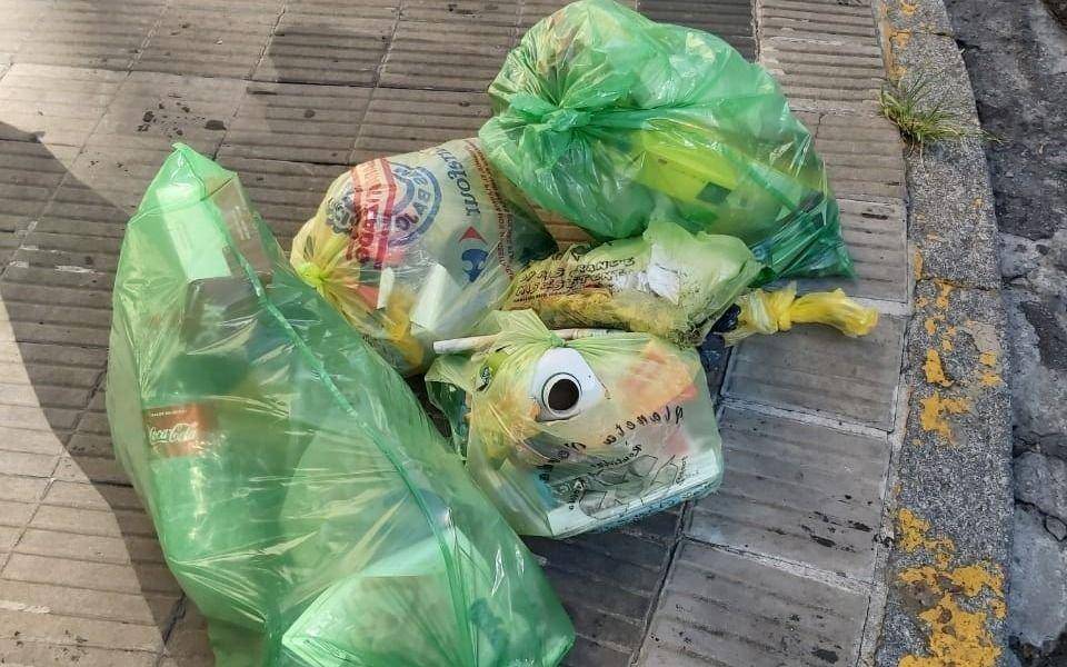 Bolsa verde en la mira: sólo se trata el 25% de los residuos