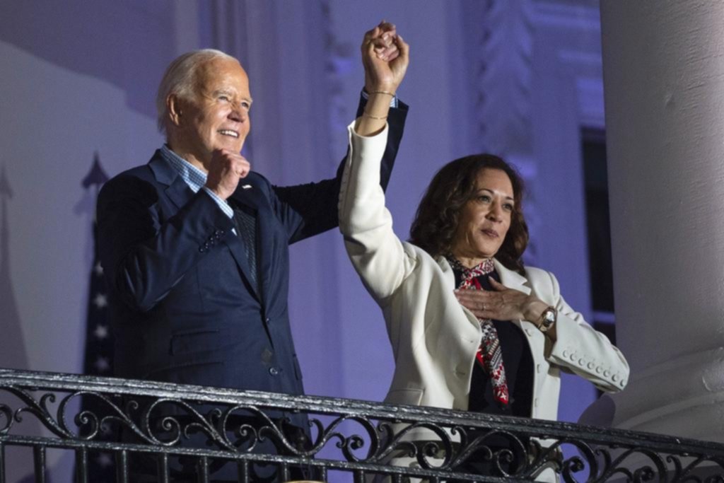Biden se bajó: no será candidato y le dio el apoyo a su vice Kamala Harris