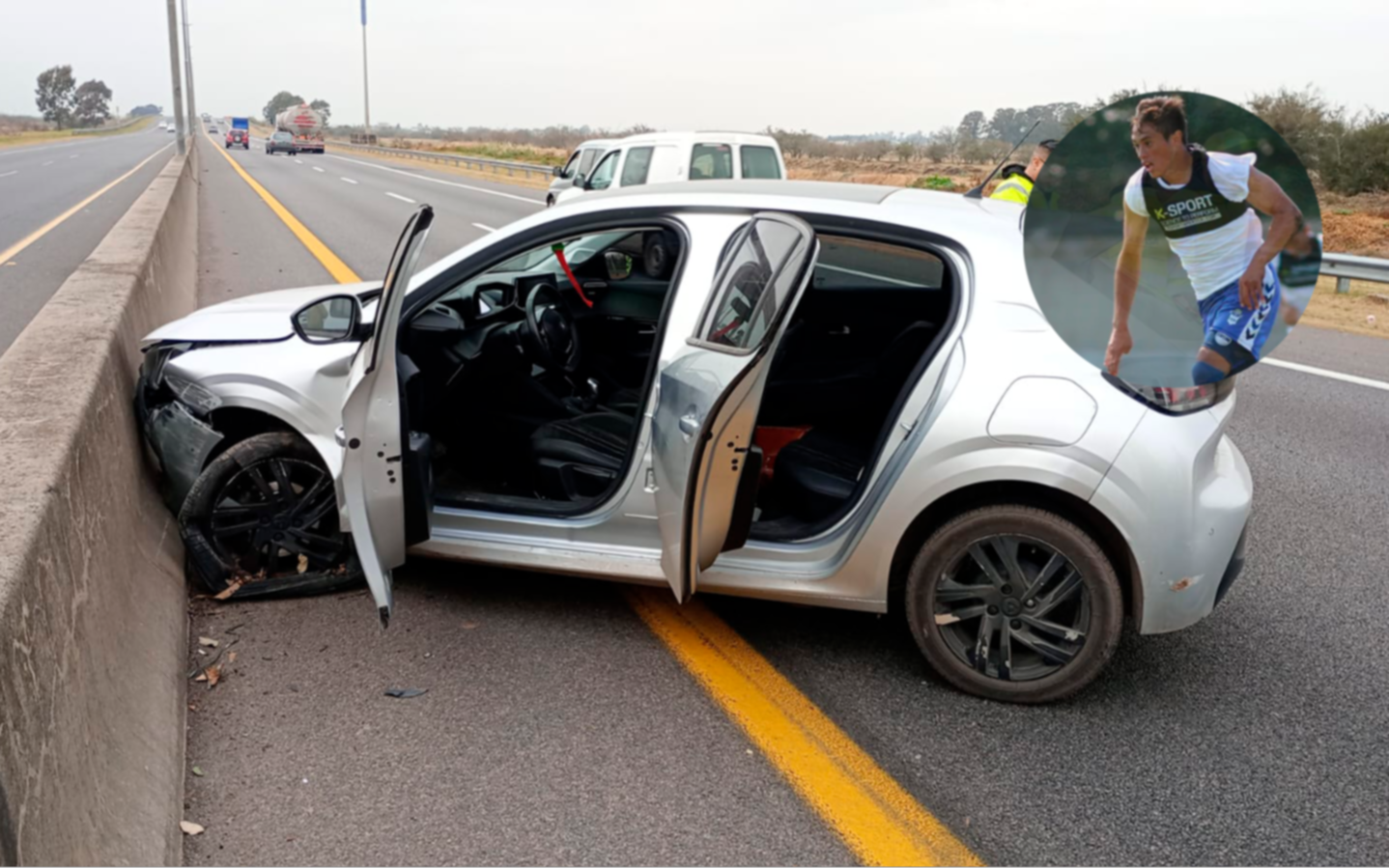 La salud de Lautaro Chávez, jugador de Gimnasia, tras descompensarse y chocar en la autopista Buenos Aires - La Plata