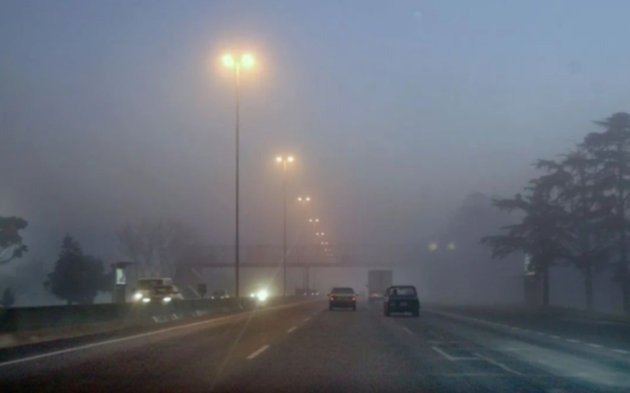 Recomendaciones por niebla en autopista