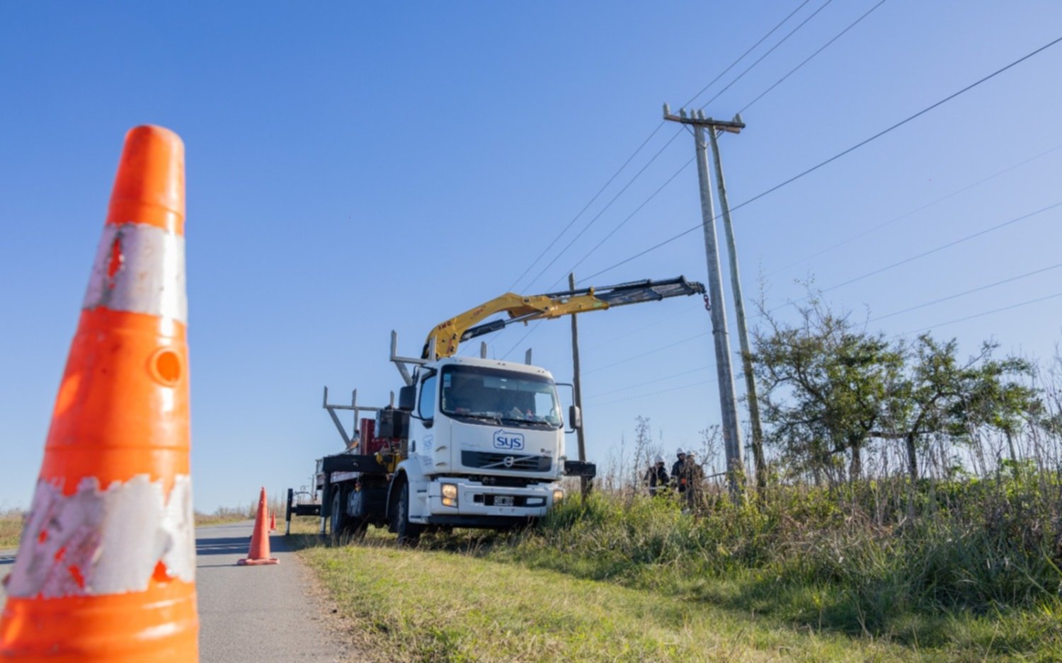 Mejoras en los tendidos eléctricos troncales de Arana