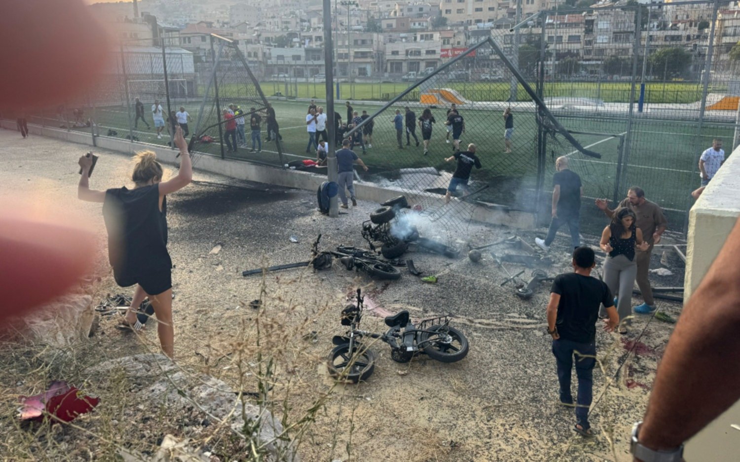 Israel denunció un ataque de Hezbollah en los Altos del Golán: al menos once muertos y treinta heridos