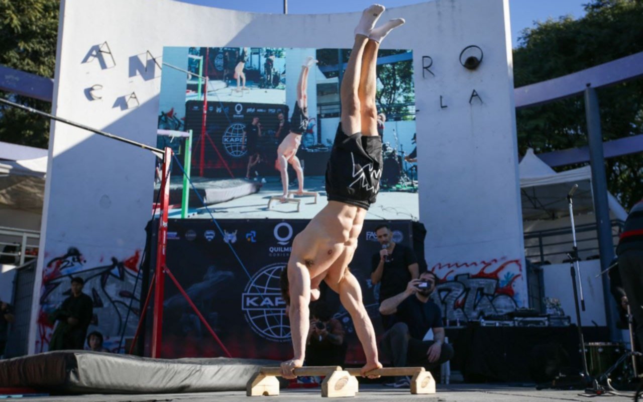 Festival de deportes urbanos en el parque de la ciudad
