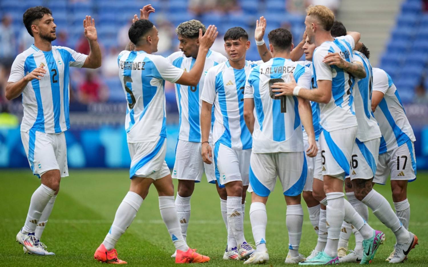 Argentina le ganó bien a Ucrania y se clasificó a cuartos en los Juegos Olímpicos: se viene Francia