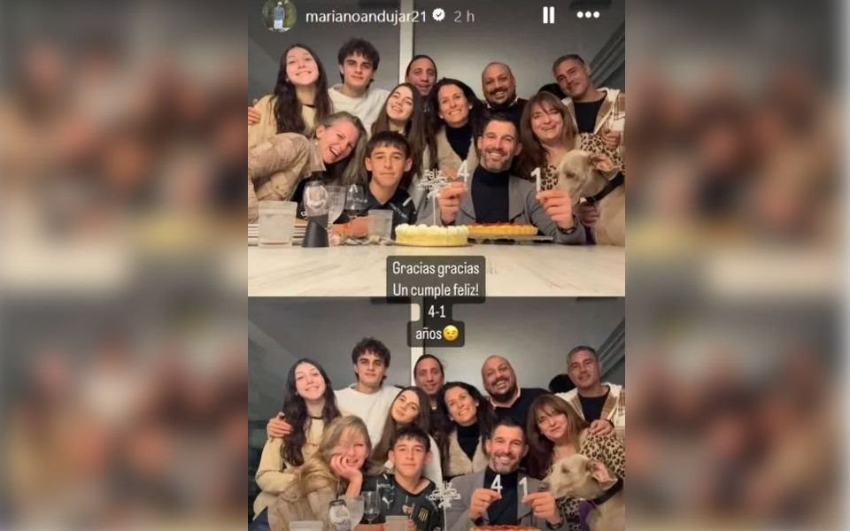 La chicana de Mariano Andújar en su cumpleaños por el clásico platense