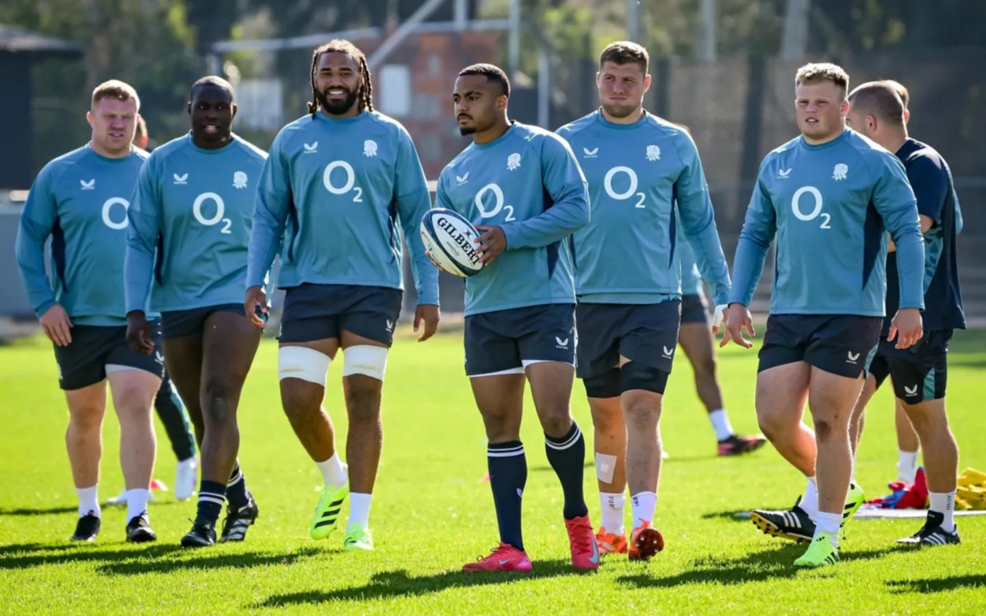 VIDEO. El seleccionado inglés entrena en el club San Luis pensando en el duelo ante Los Pumas