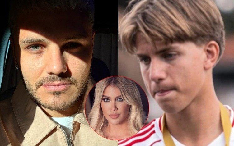Valentino López se acercó a Mauro Icardi y el gesto generó el enojo de Wanda Nara