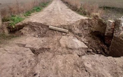 Chivilcoy: a más de un mes, sin avances en el puente Burtín