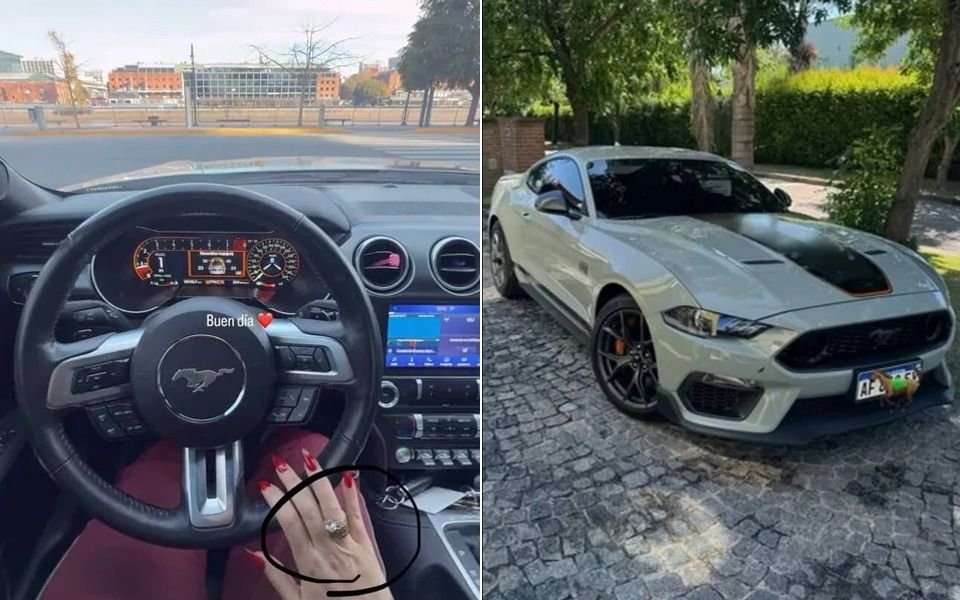 Wanda Nara sacude al mundo Boca por el romance con Ayrton Costa: un Ford Mustang, un anillo y paseos en Puerto Madero