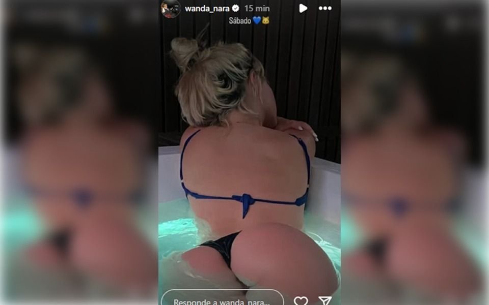 Con temática "Bostera": Wanda Nara y una foto de alto voltaje con un guiño a Ayrton Costa