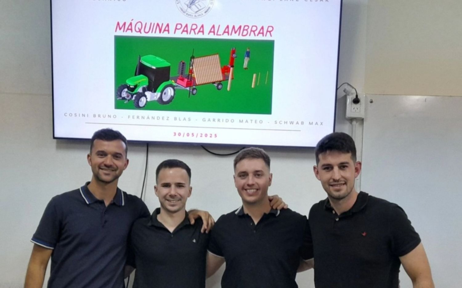 Bahía Blanca: jóvenes ingenieros crearon una alambradora innovadora