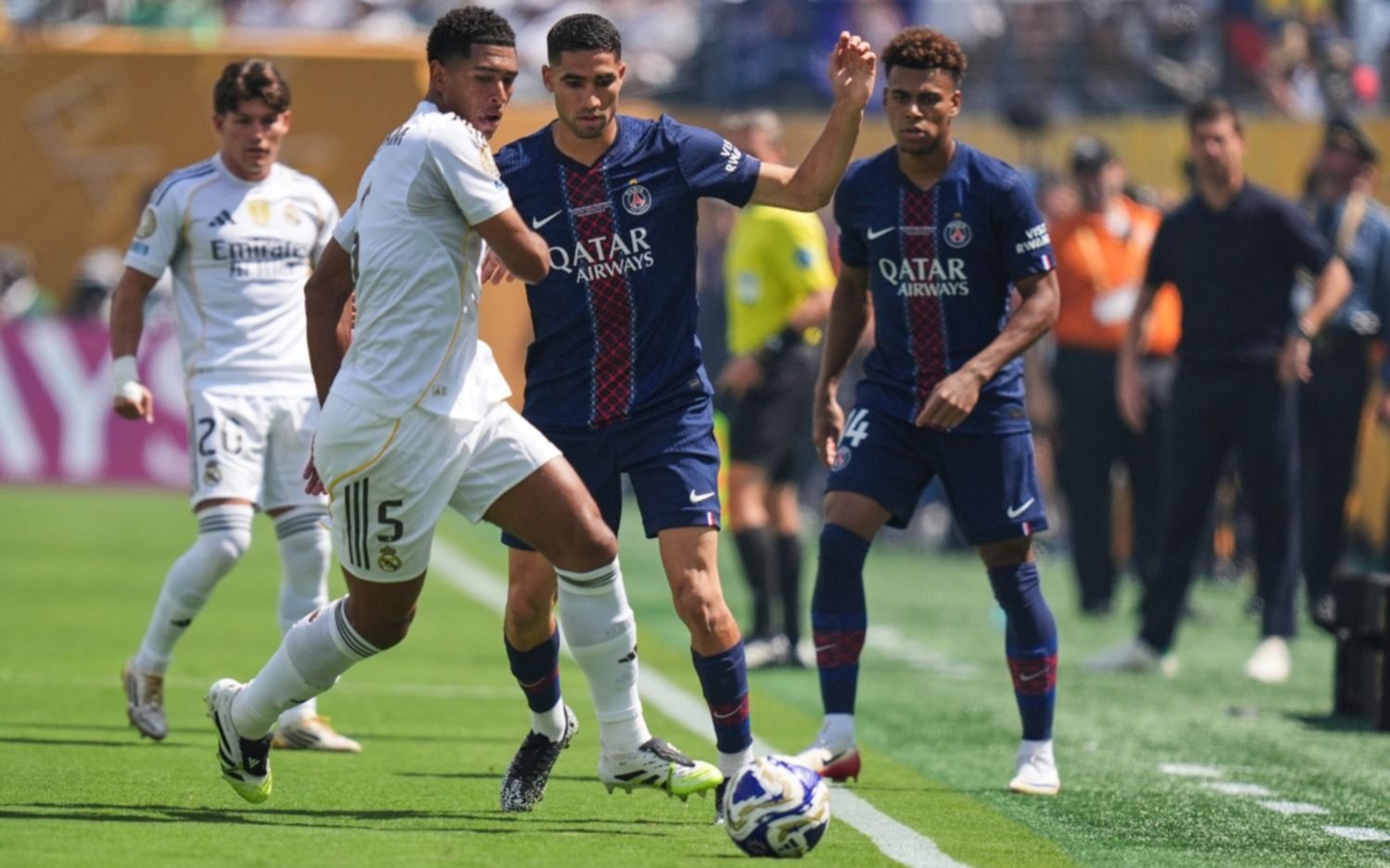 El PSG está venciendo 1 a 0 al Real Madrid en la semifinal del Mundial de Clubes