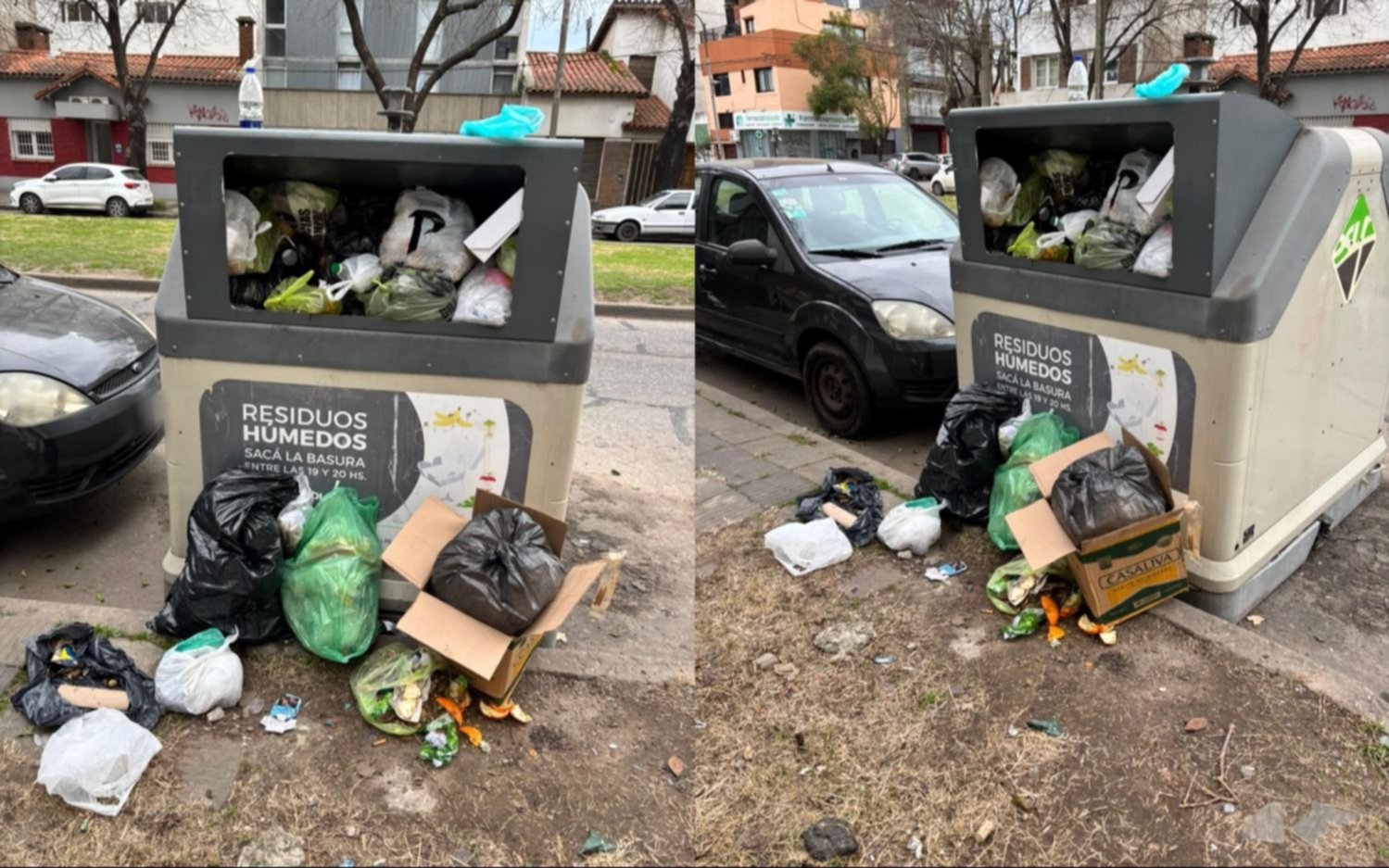 Reclaman por un basural en las veredas del barrio Plaza Islas Malvinas