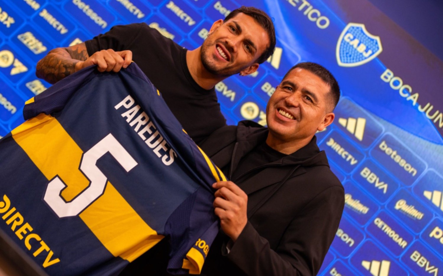 Leandro Paredes fue presentado en La Bombonera: "Toda mi vida soñé con esto"