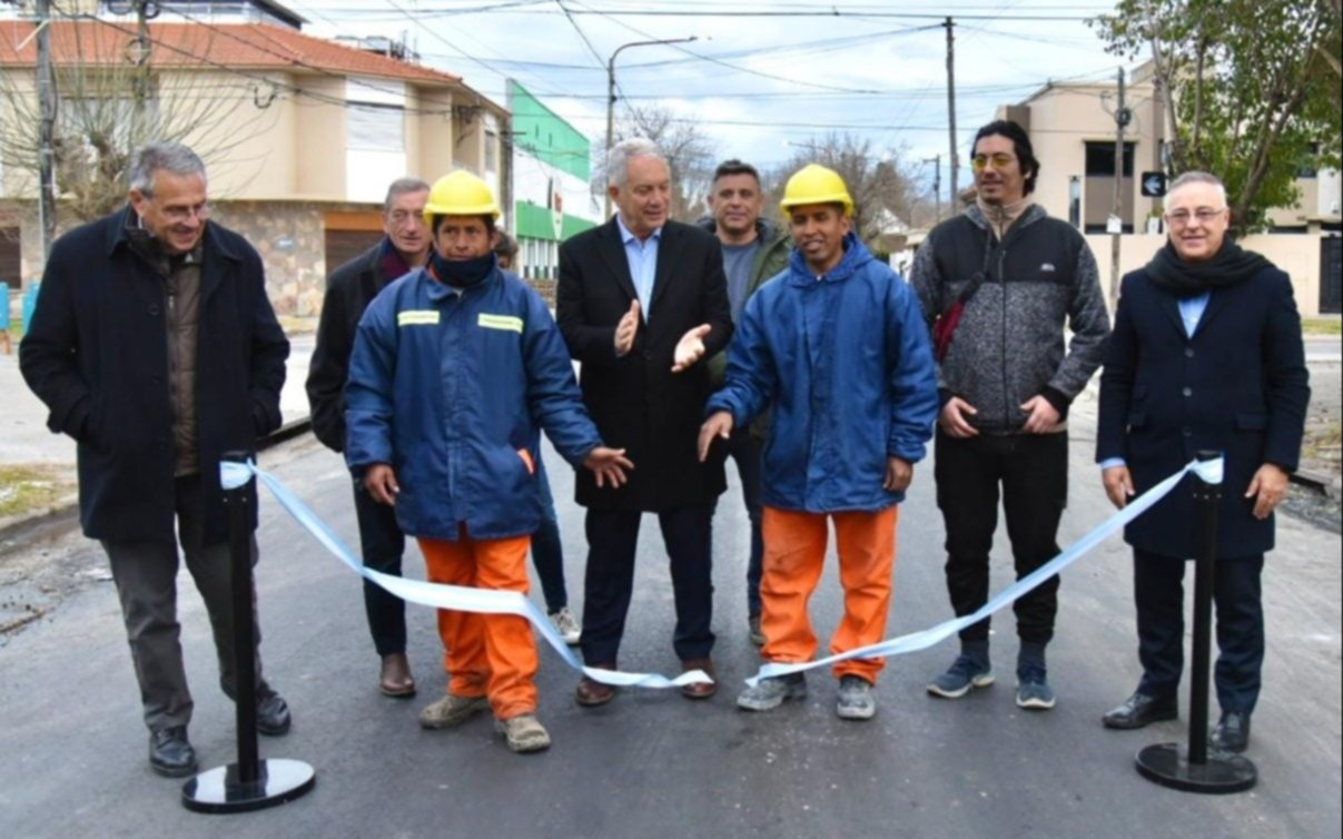 Tolosa estrenó obras de pavimento y alumbrado público